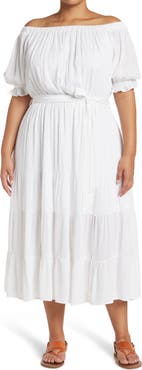 Love By Design Lulu Off the Shoulder Maxi Dress