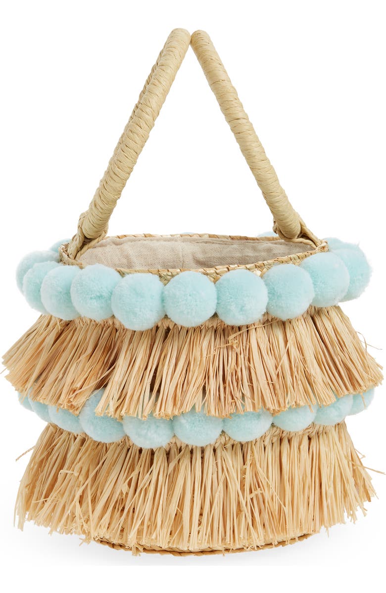 BTB Los Angeles Liv Round Bucket Bag with Bracelet Handles, Alternate, color,