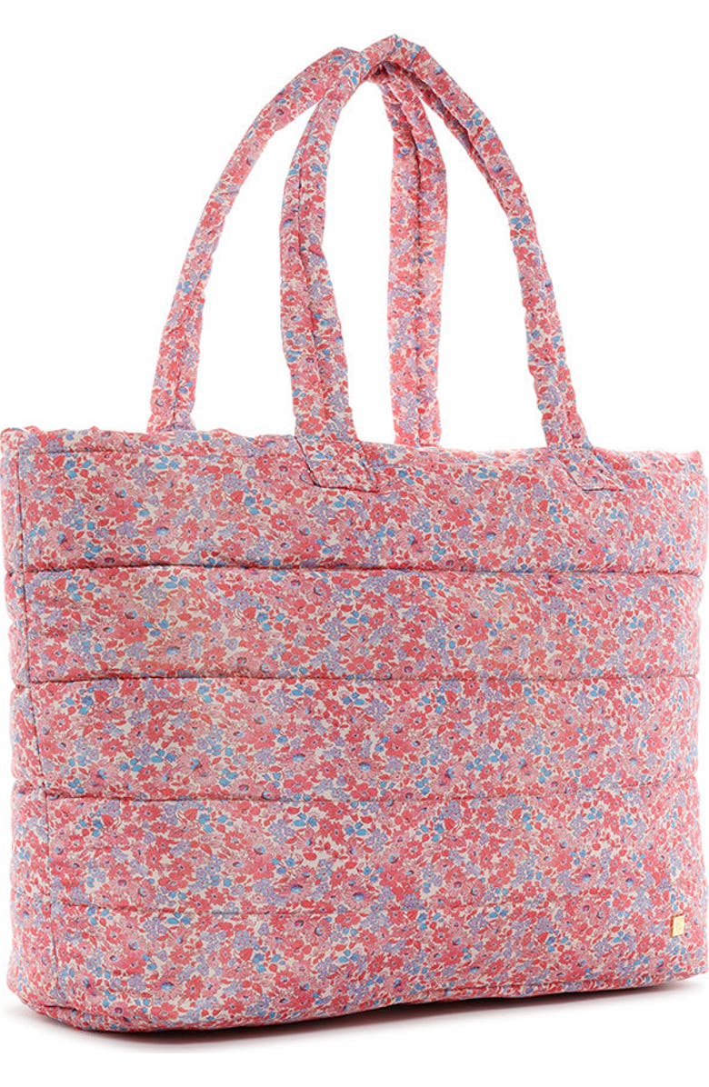 TRVL Design Marseille Puffer Tote, Alternate, color, Pink