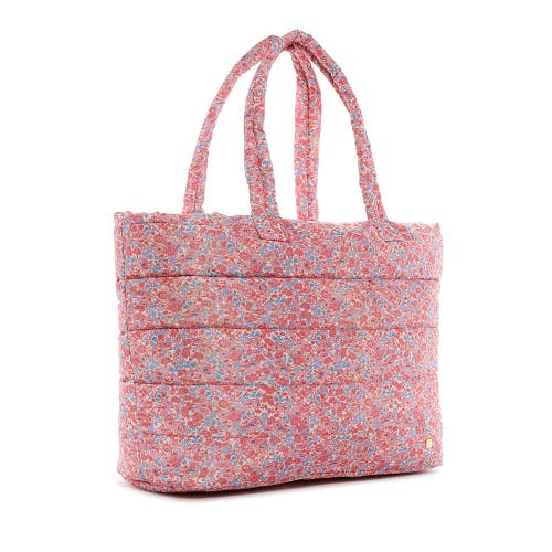 Trvl Design Marseille Puffer Tote In Pink