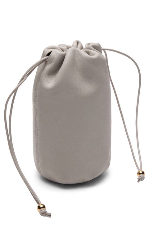 Selection Small Leather Bucket Bag