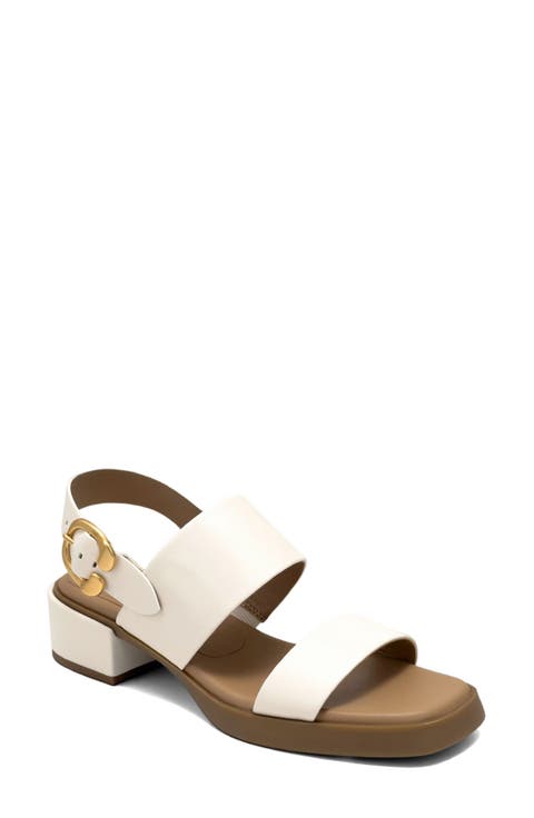 Dove Low Heeled Sandal - Wide Width Available (Women)