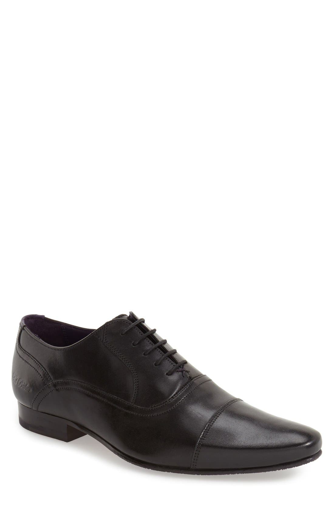 Ted Baker London 'Rogrr 2' Cap Toe Oxford, Main, color, 