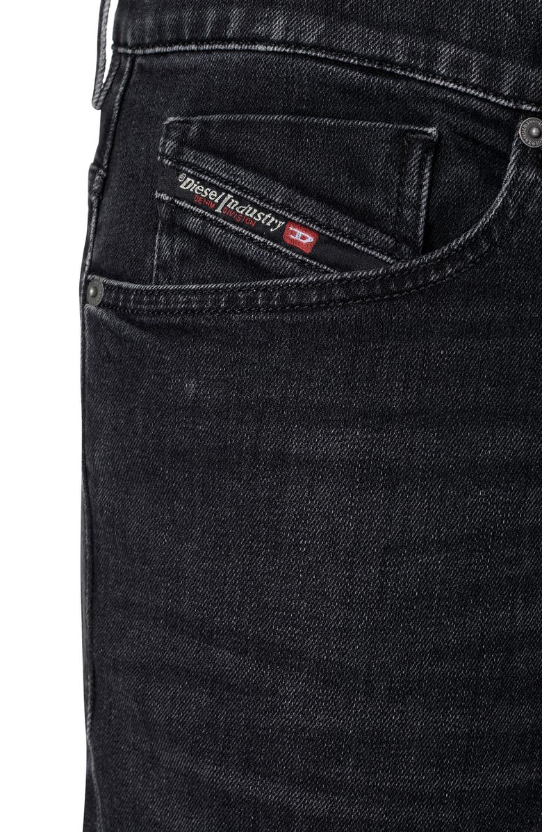 DIESEL<sup>®</sup> D-Fining Tapered Skinny Jeans, Alternate, color, Black/Deni