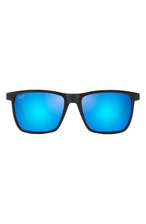 One Way 55mm PolarizedPlus2® Rectangular Sunglasses