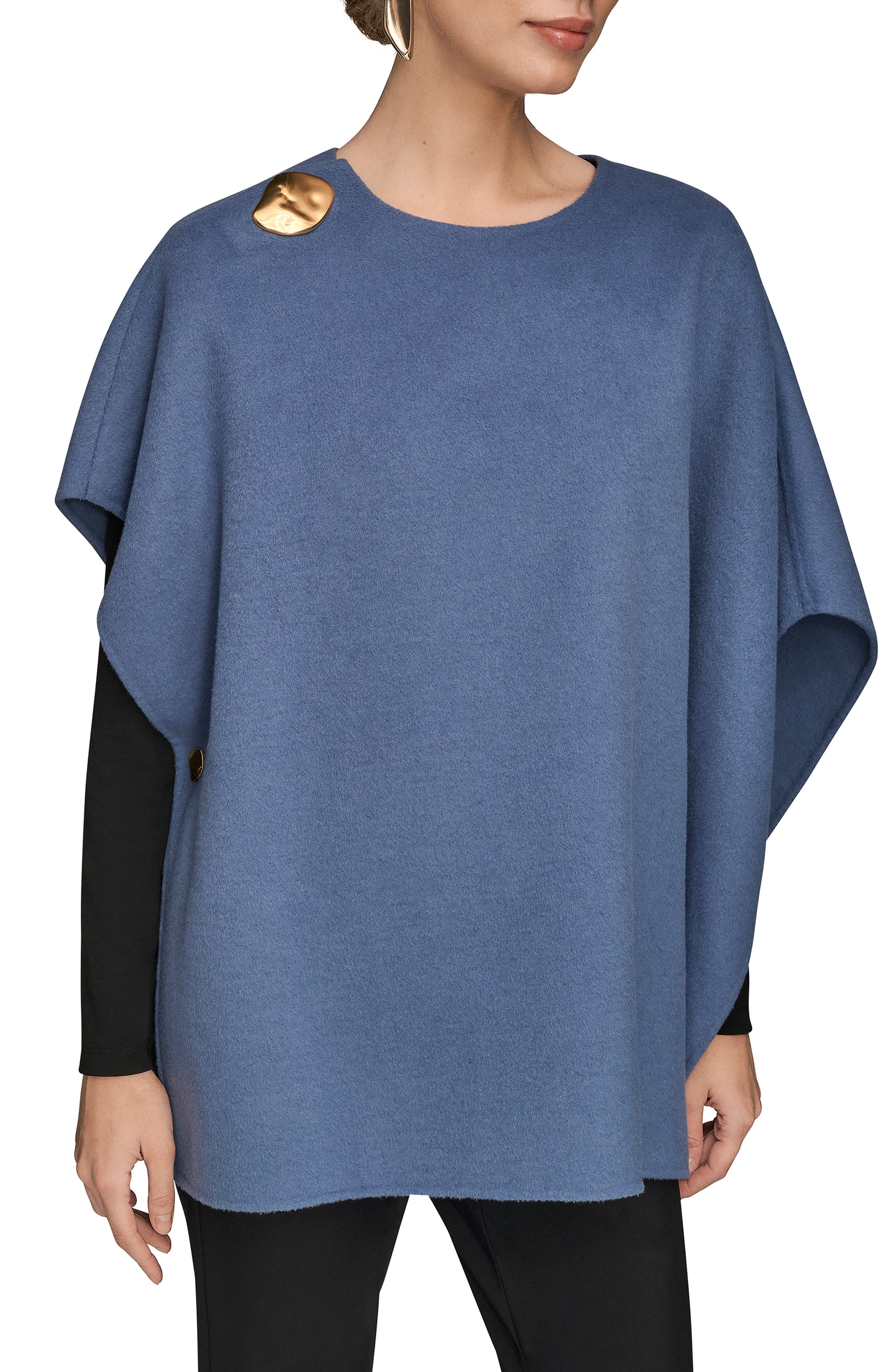 Wool Blend Cape