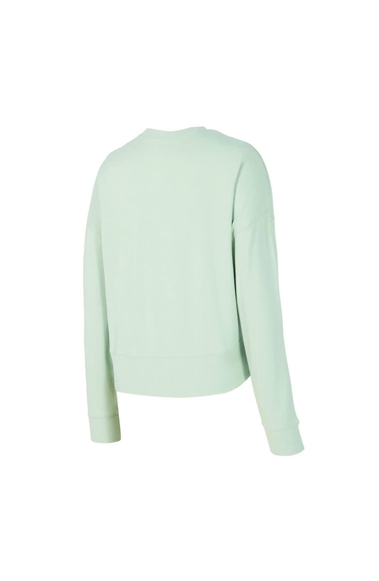 CONCEPTS SPORT Women's Concepts Sport  Light Green Milwaukee Brewers Elevation Tri-Blend Long Sleeve T-Shirt & Shorts Set, Alternate, color, Light Green