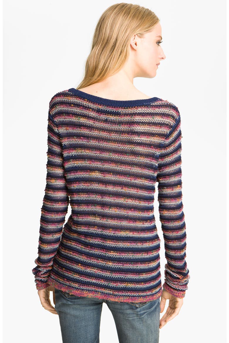 'Amy' Pullover Sweater, Alternate, color, NAVY