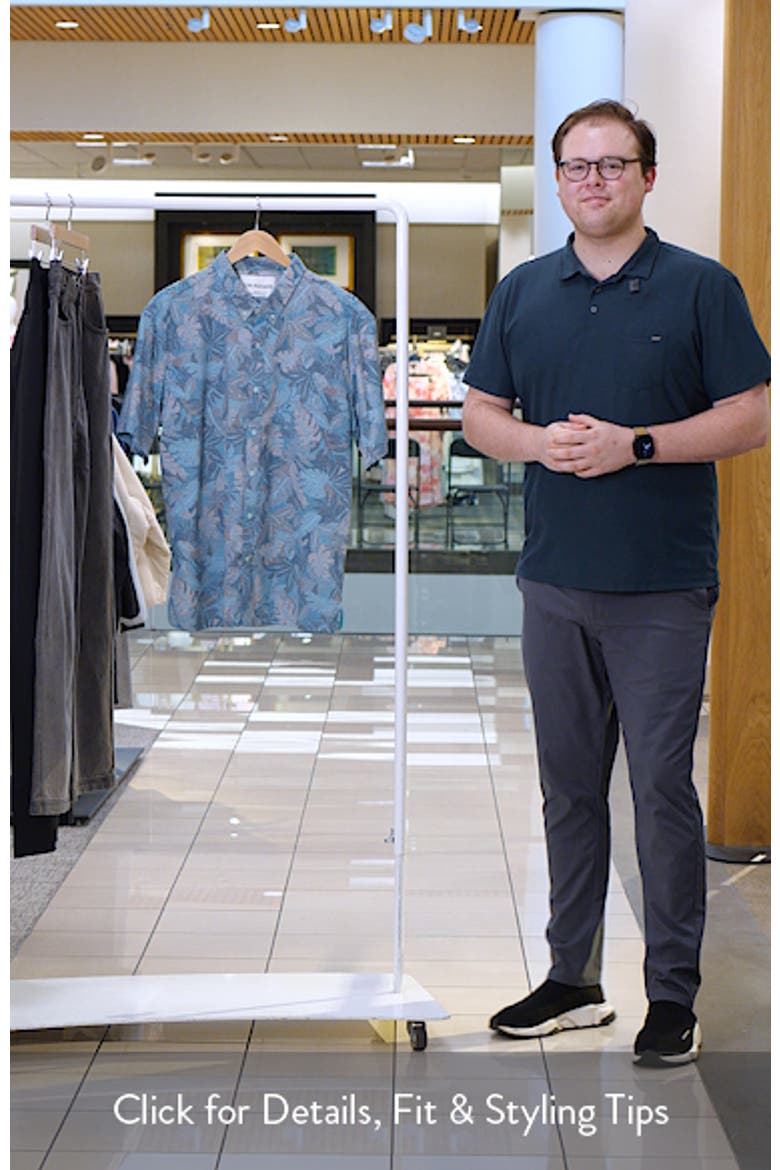 Aero Leaves Short Sleeve Button-Down Shirt video