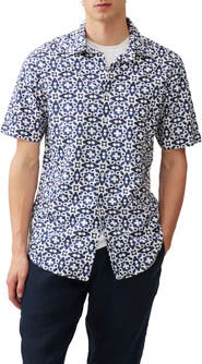 Rodd & Gunn Palliser Bay Linen & Cotton Short Sleeve Button-Up Shirt