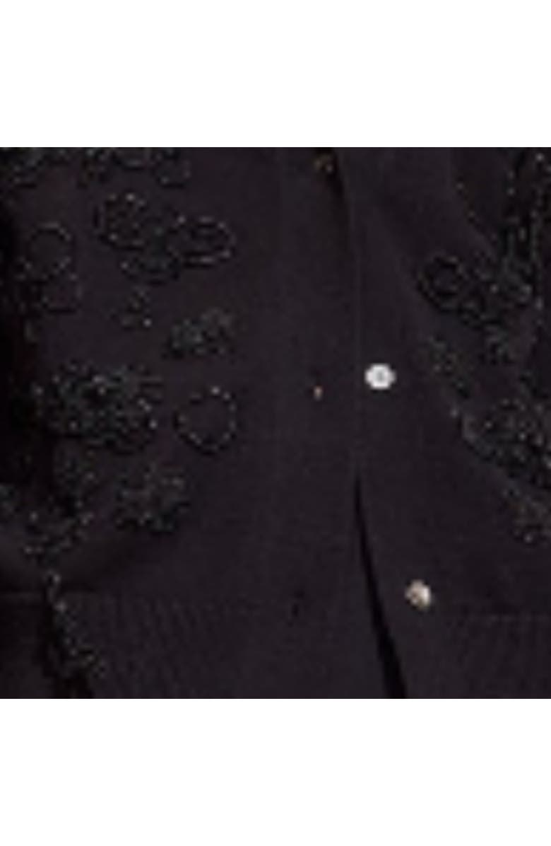 Cynthia Rowley Paloma Boyfriend Cardigan, Alternate, color, Black