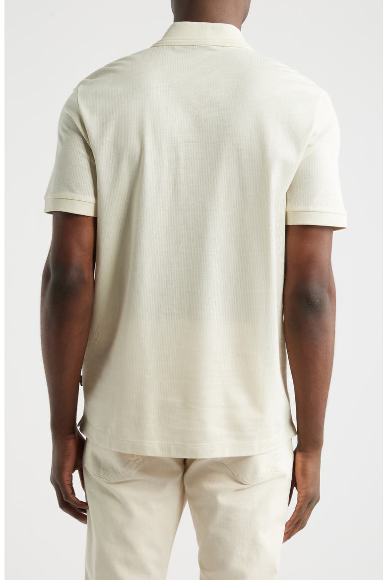 Paras Piqué Zip Polo, Alternate, color, OPEN WHITE