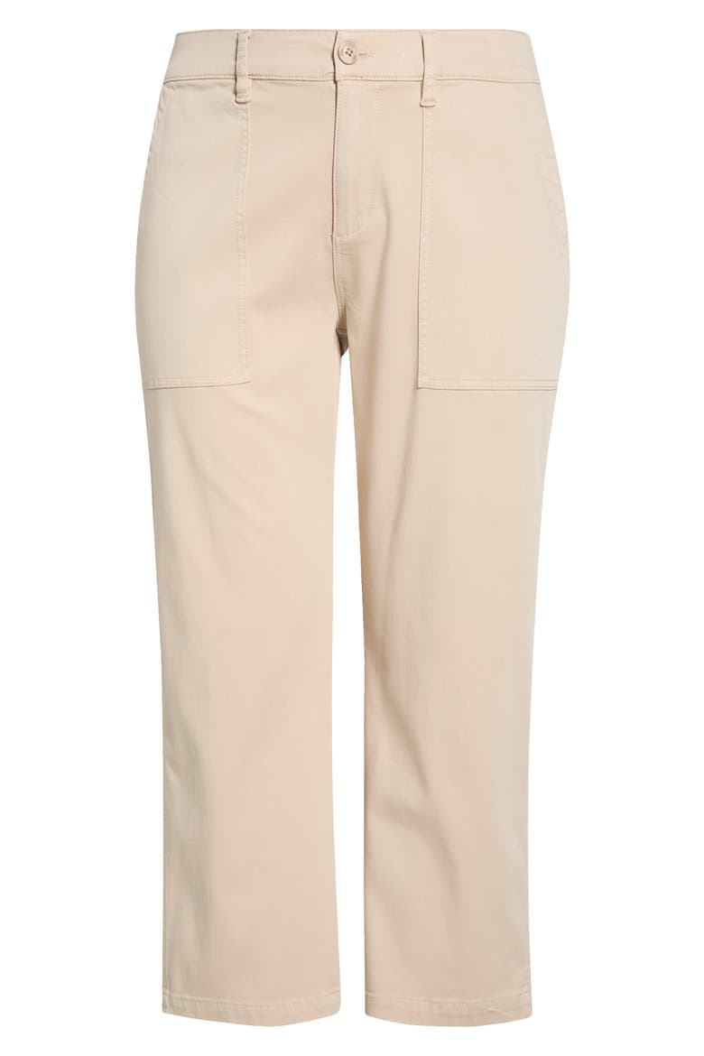 Crop Straight Leg Utility Pants, Alternate, color, SAFARI SAND