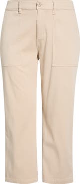 Liverpool Los Angeles Crop Straight Leg Utility Pants