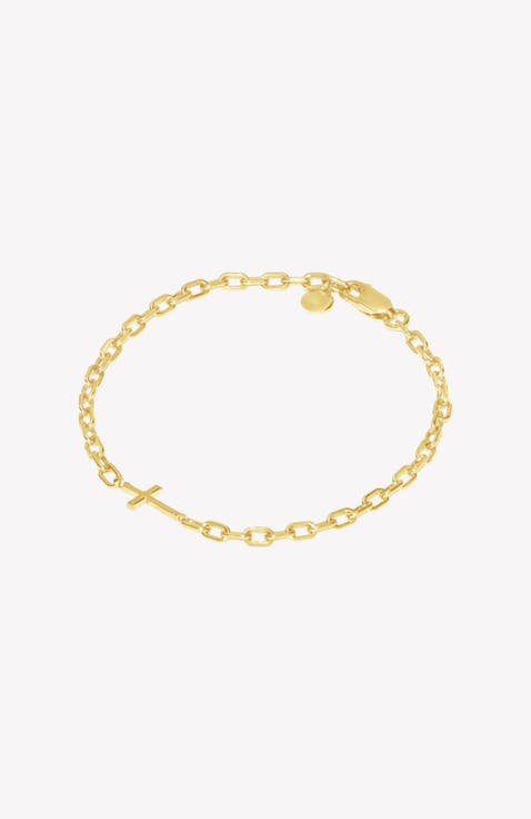Mini Chain Breaker Cross Bracelet