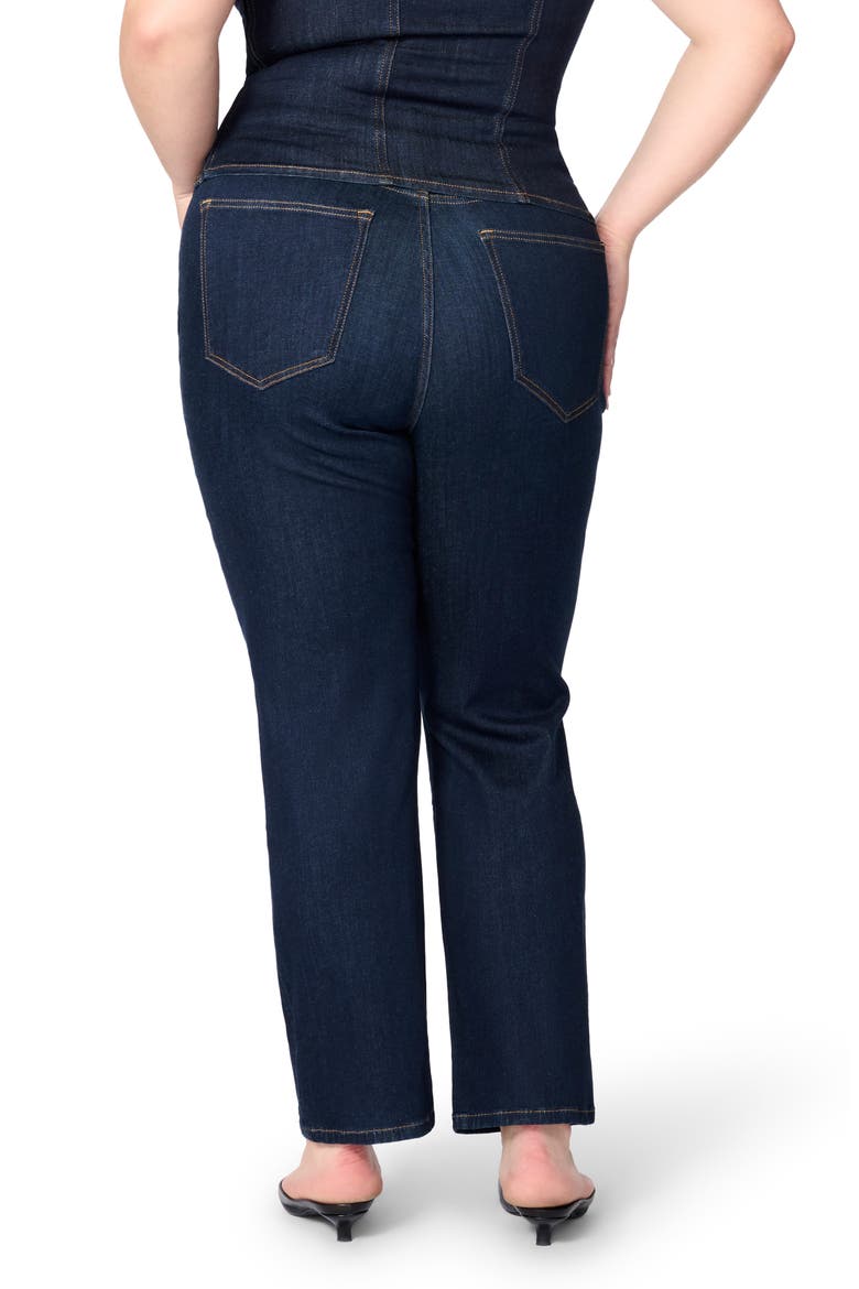 ASE High Waist Straight Leg Stretch Jeans, Alternate, color, LONG GONE