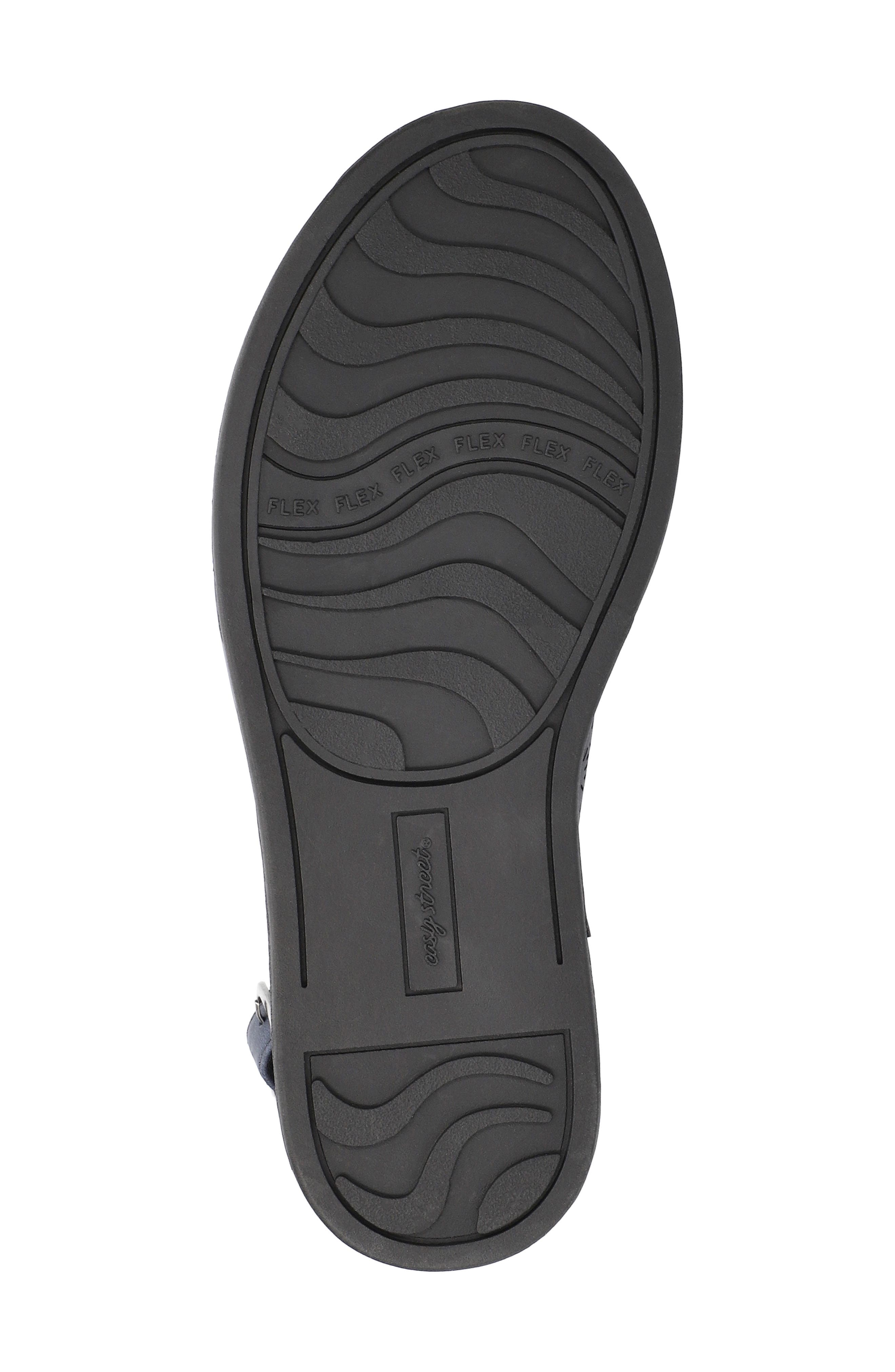 EASY STREET Link Laser Cut Slingback Sandal, Alternate, color, Navy