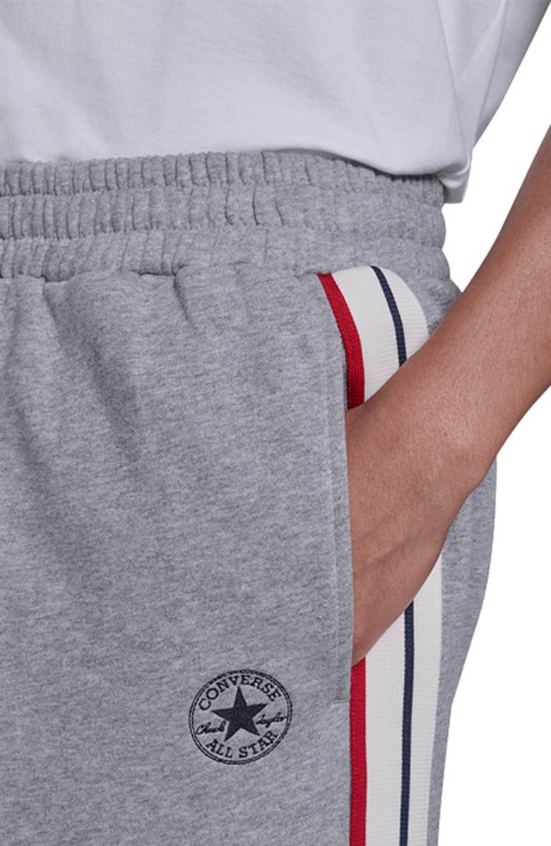 Converse Chuck Taylor Sweatshort, Alternate, color, Vintage Grey Heather