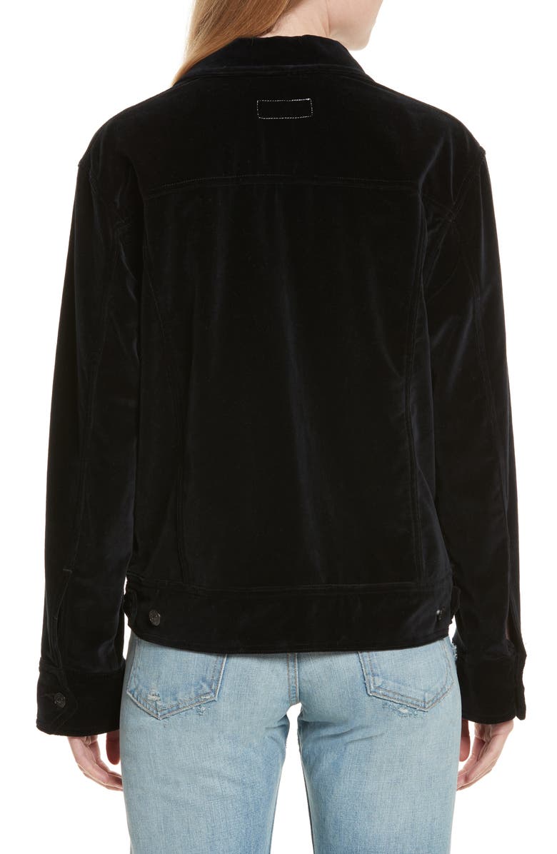 rag & bone/JEAN Oversize Velvet Jacket, Alternate, color,