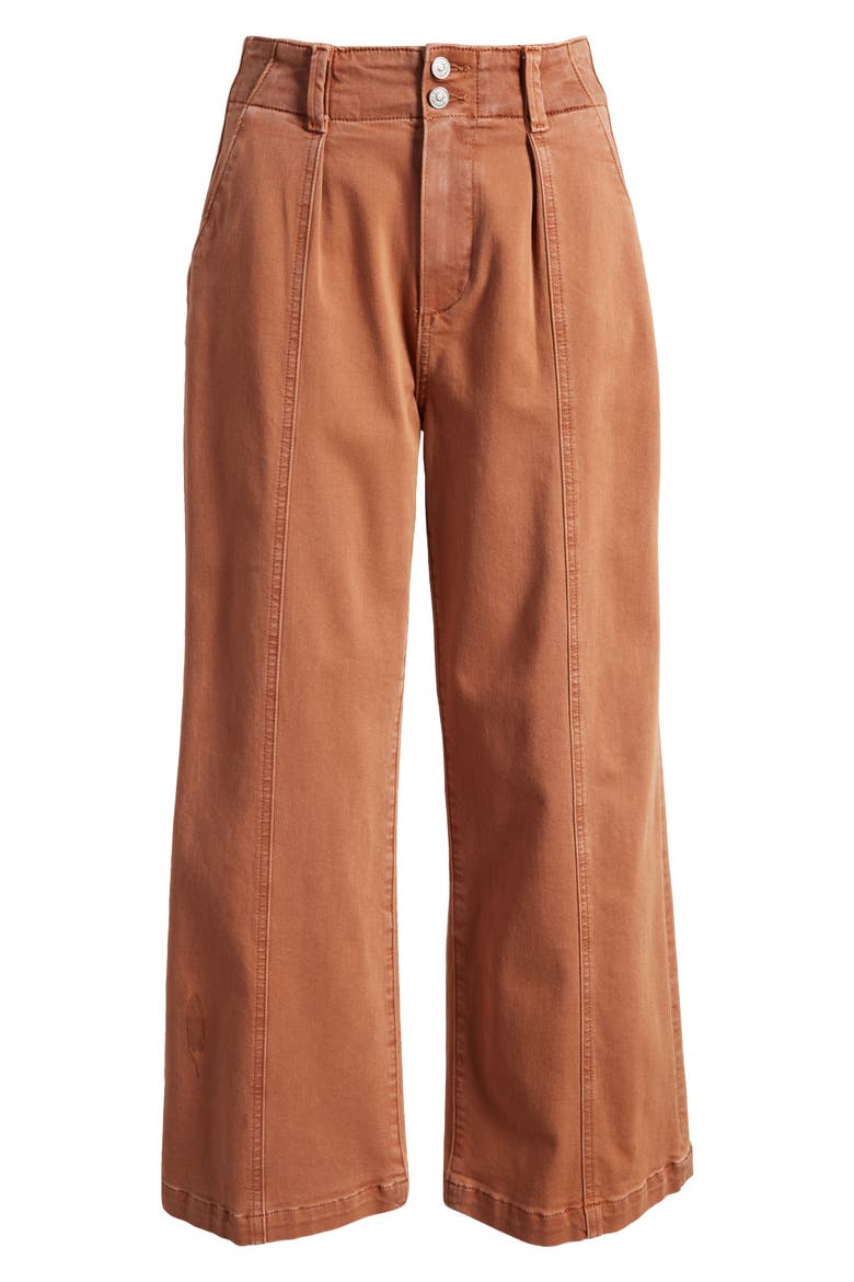 Brooklyn High Waist Crop Wide Leg Pants, Alternate, color, VTGMCABISQ