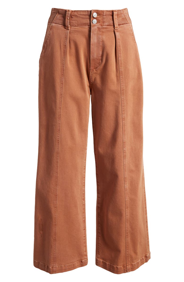 PAIGE Brooklyn High Waist Crop Wide Leg Pants, Alternate, color,