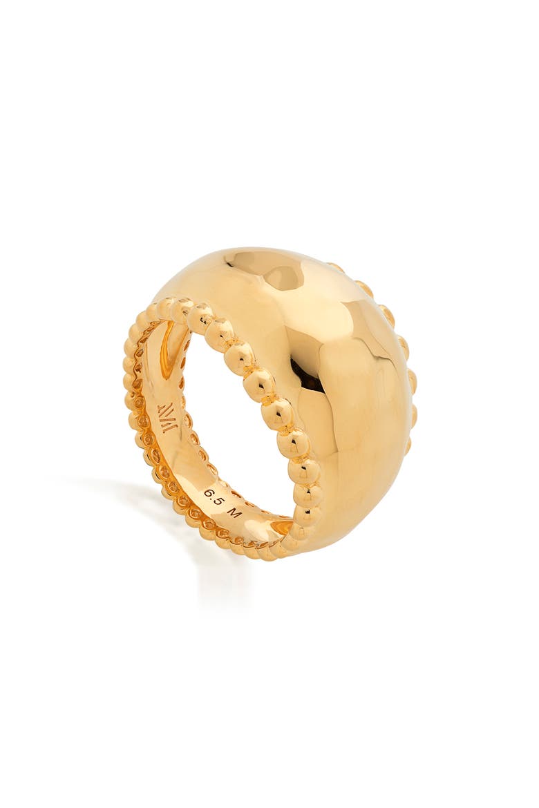 Deia Dome Ring, Main, color, YELLOW GOLD