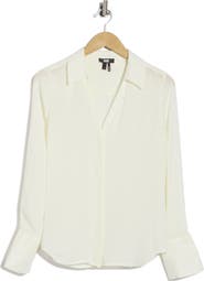 PAIGE Toscani Silk Button-Up Shirt