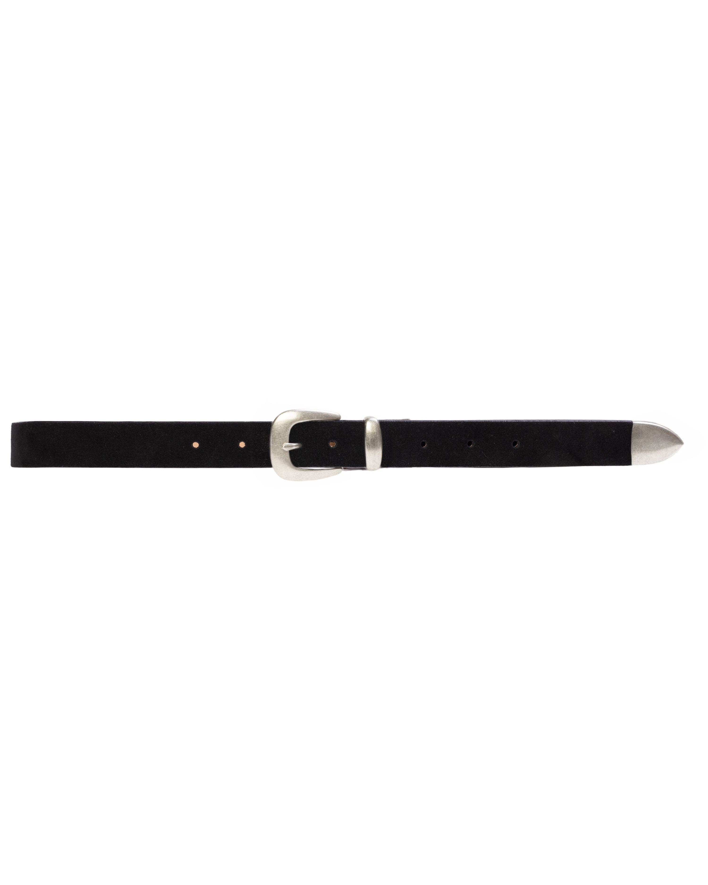 selected Black Suede / Antique Silver