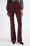 Veronica Beard Gracie Flare Leg Velvet Pants