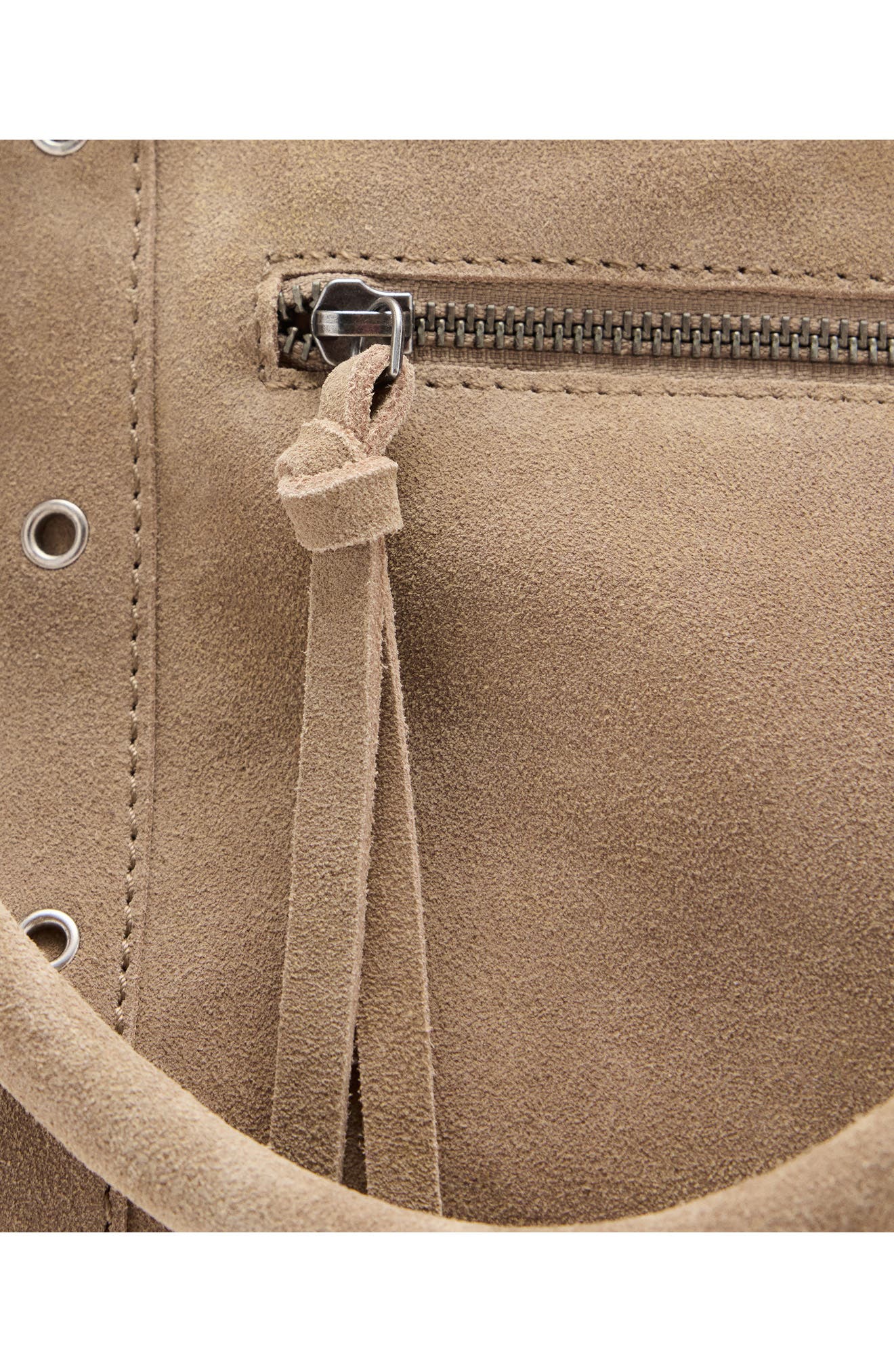 City Leather Shoulder Bag, Alternate, color, SAND