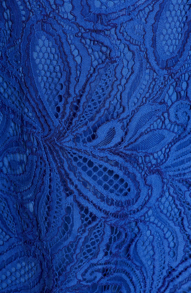 Lilly Pulitzer<sup>®</sup> Denise Long Sleeve Lace Overlay Romper Dress, Alternate, color, 