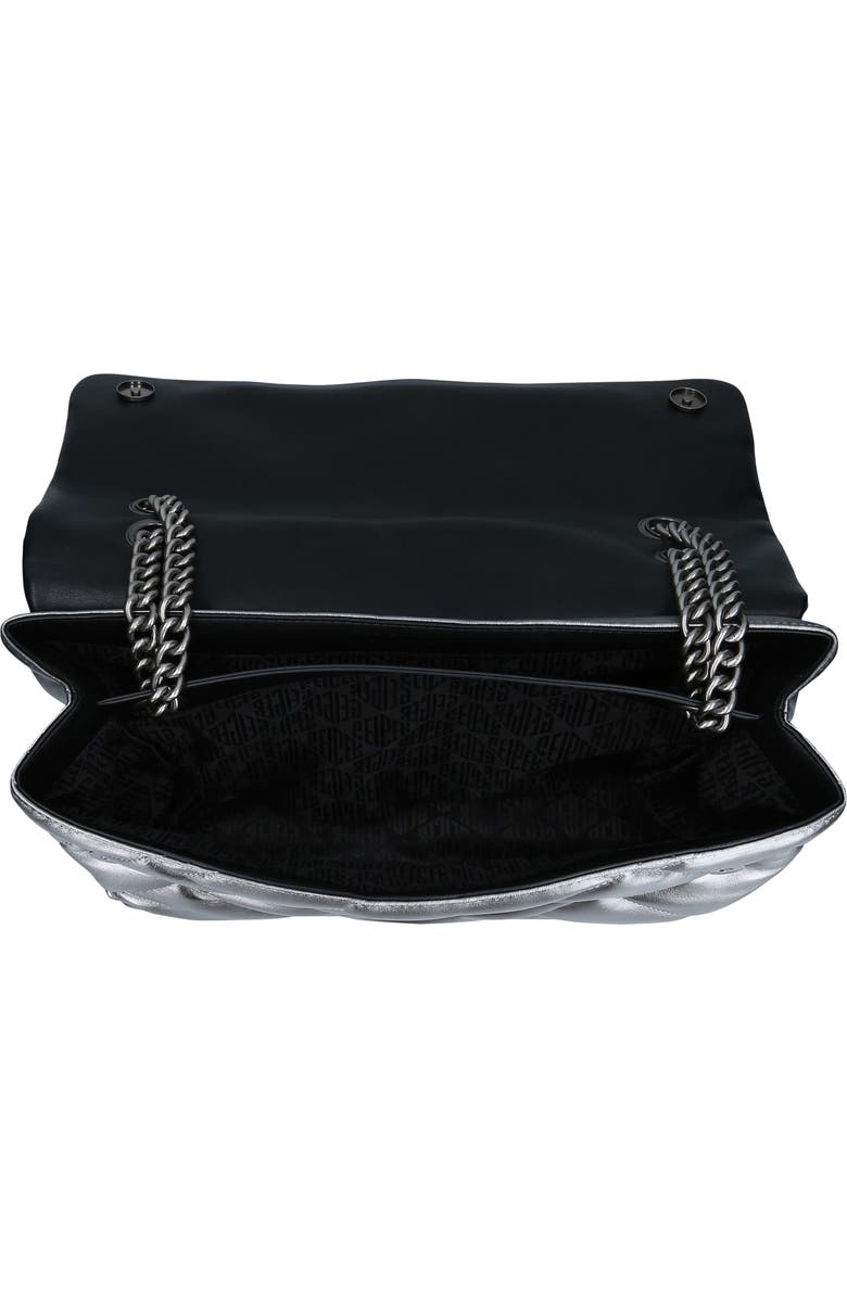 Kurt Geiger London Kensington XXL Soft Metallic Leather Shoulder Bag, Alternate, color,