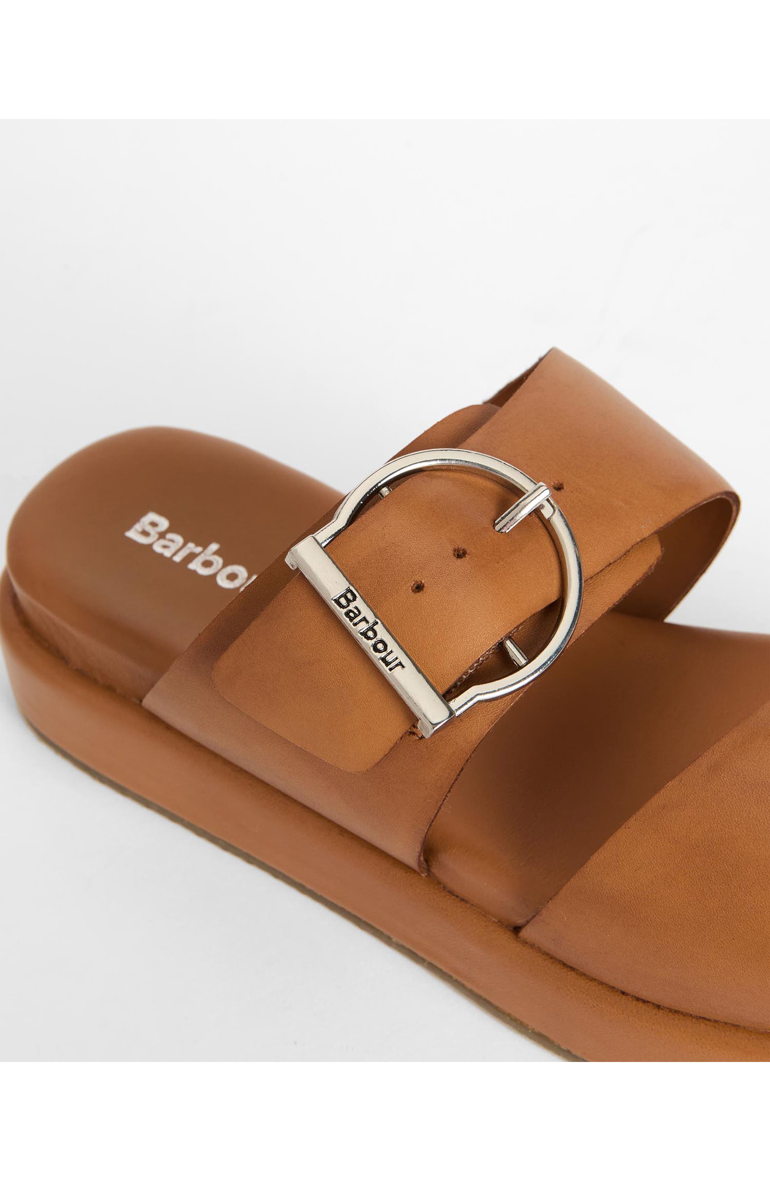 Barbour Adele Slide Sandal, Alternate, color, Tan