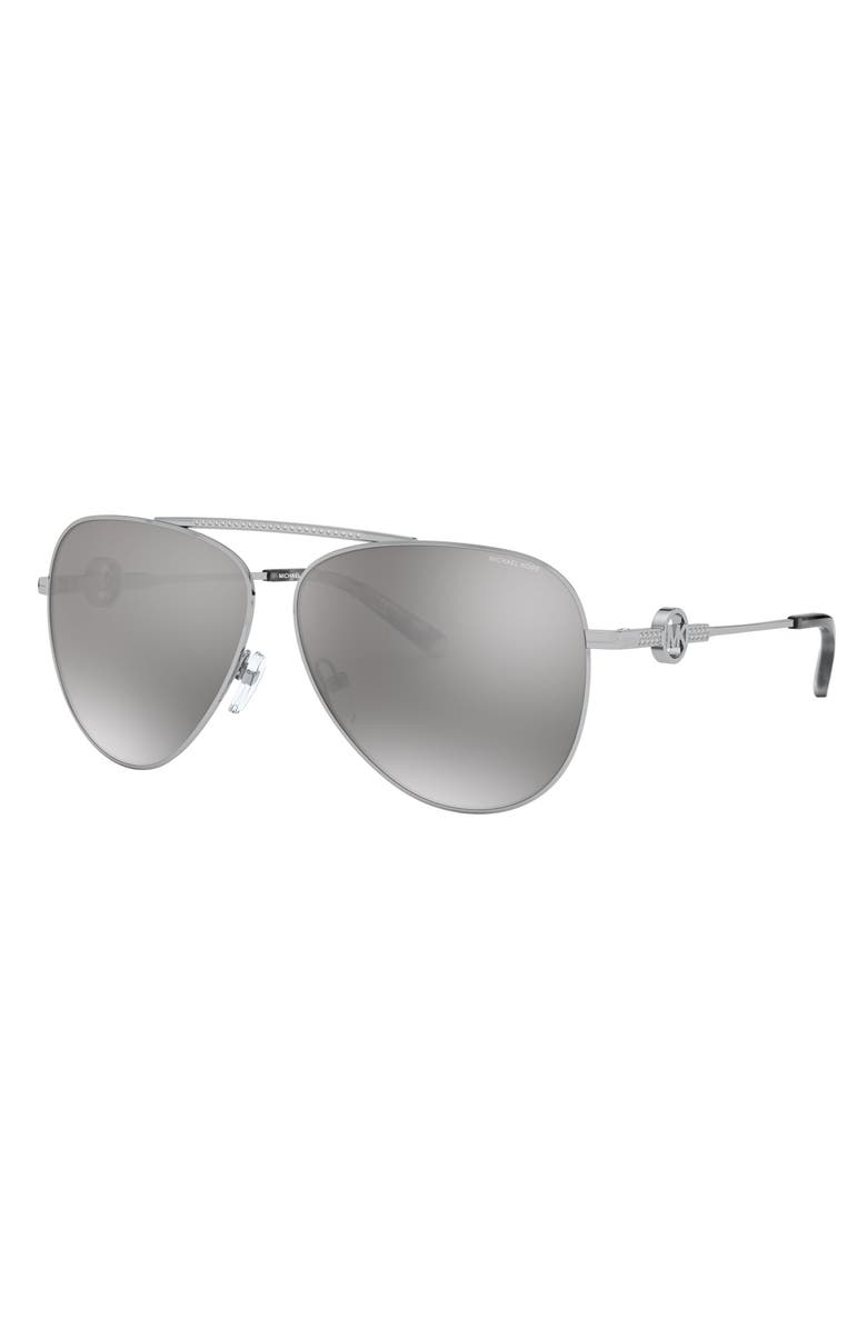 Michael Kors 59mm Aviator Sunglasses, Alternate, color, 