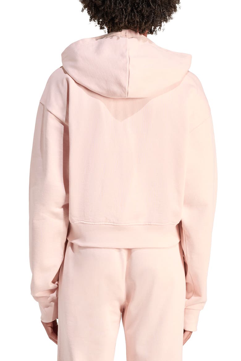 Essentials French Terry Hoodie, Alternate, color, SANDY PINK/