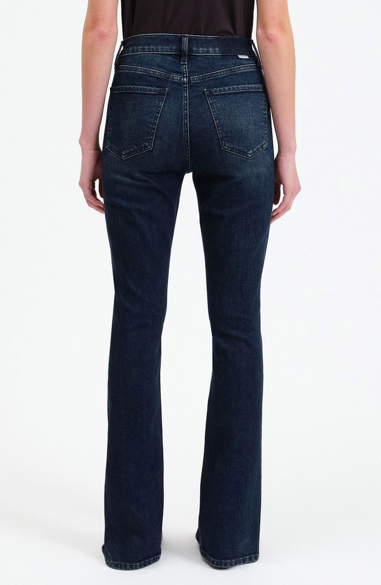 DAZE Downtown High Waist Split Hem Straight Leg Jeans, Alternate, color, Cheap Thrills