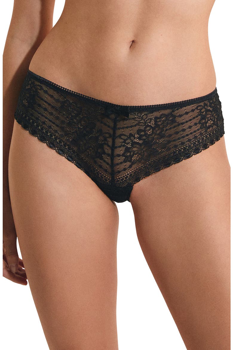 Panama Sheer Lace Contour Bra, Main, color, NAVY