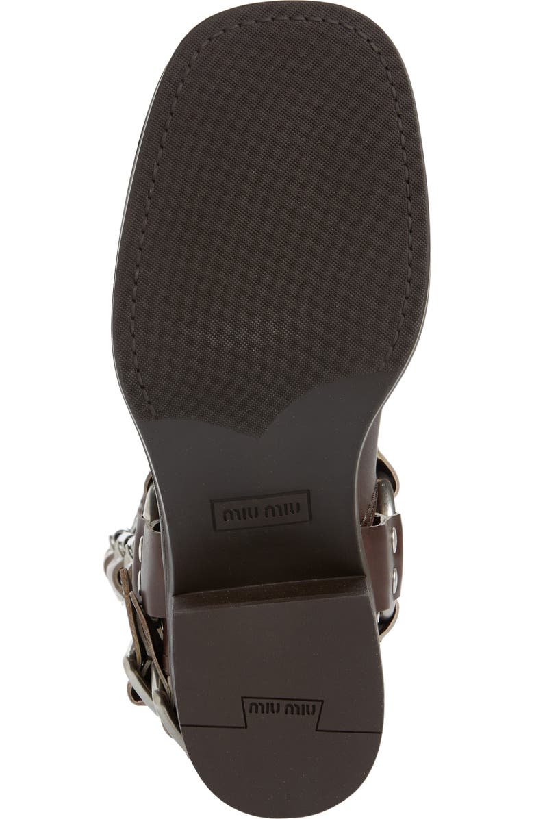 Miu Miu Moto Harness Boot, Alternate, color,