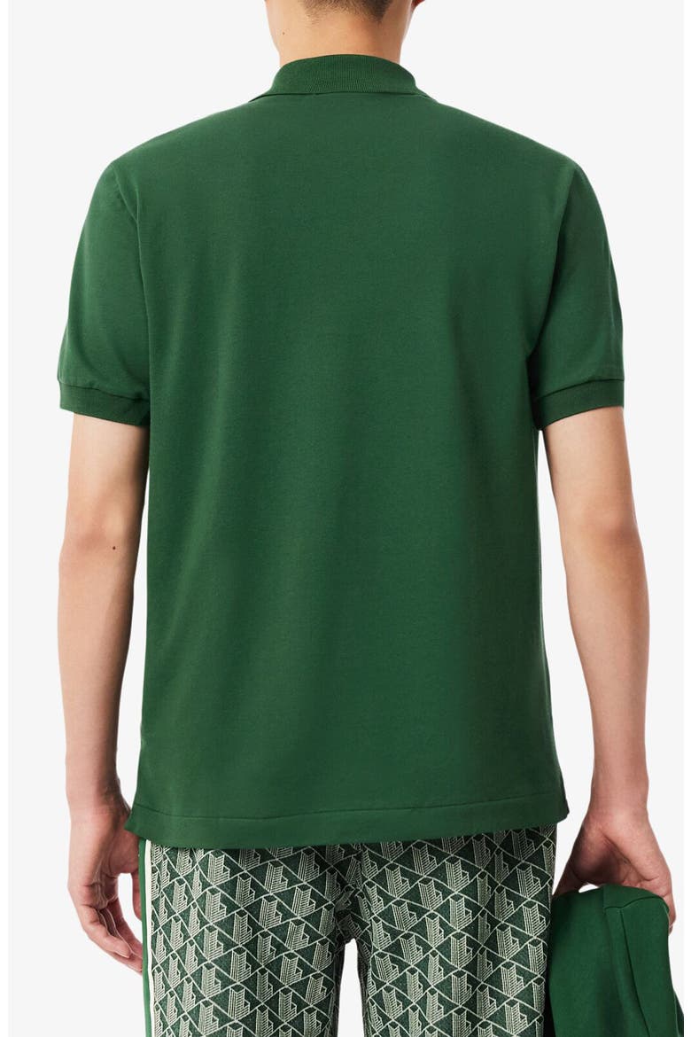 Essentials Classic Fit Cotton Blend Piqué Polo, Alternate, color, GREEN