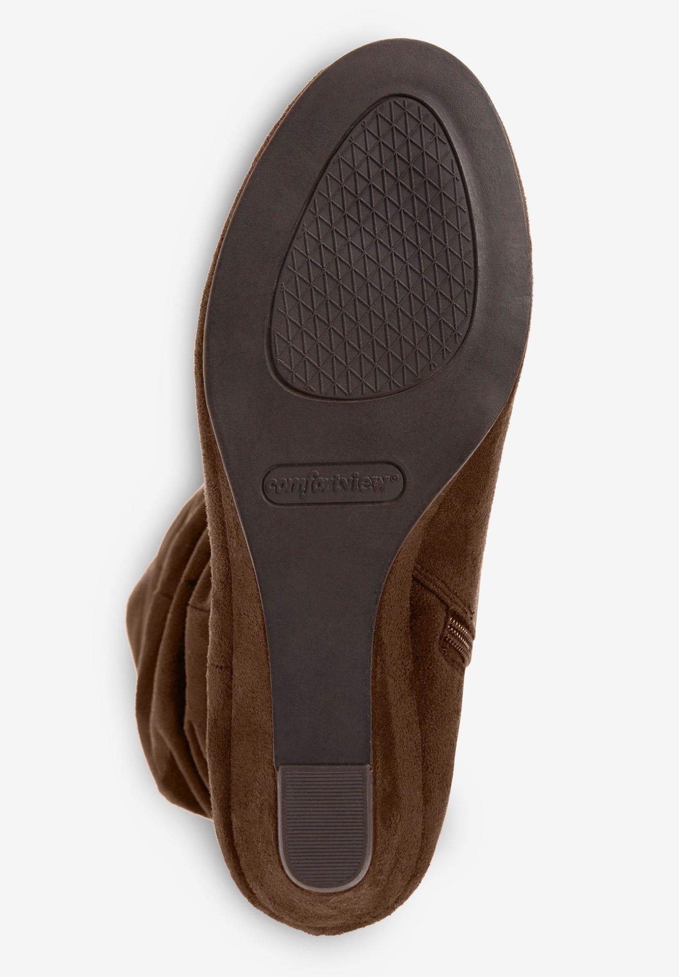 Comfortview The Tamara Tall Regular Calf Boot, Alternate, color, Black