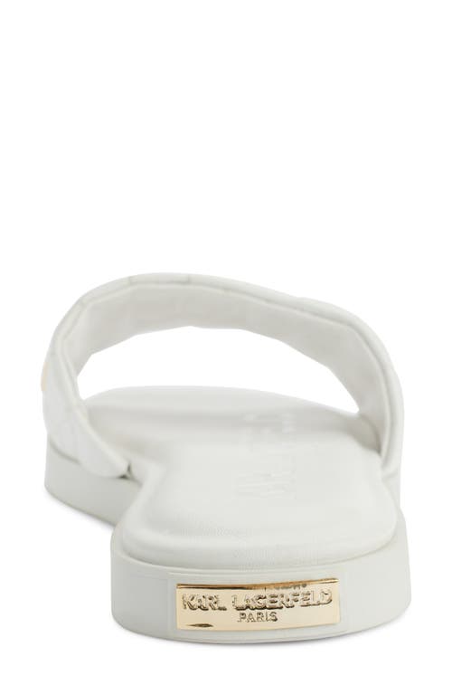 Karl Lagerfeld Carenza Studs Slide Sandal