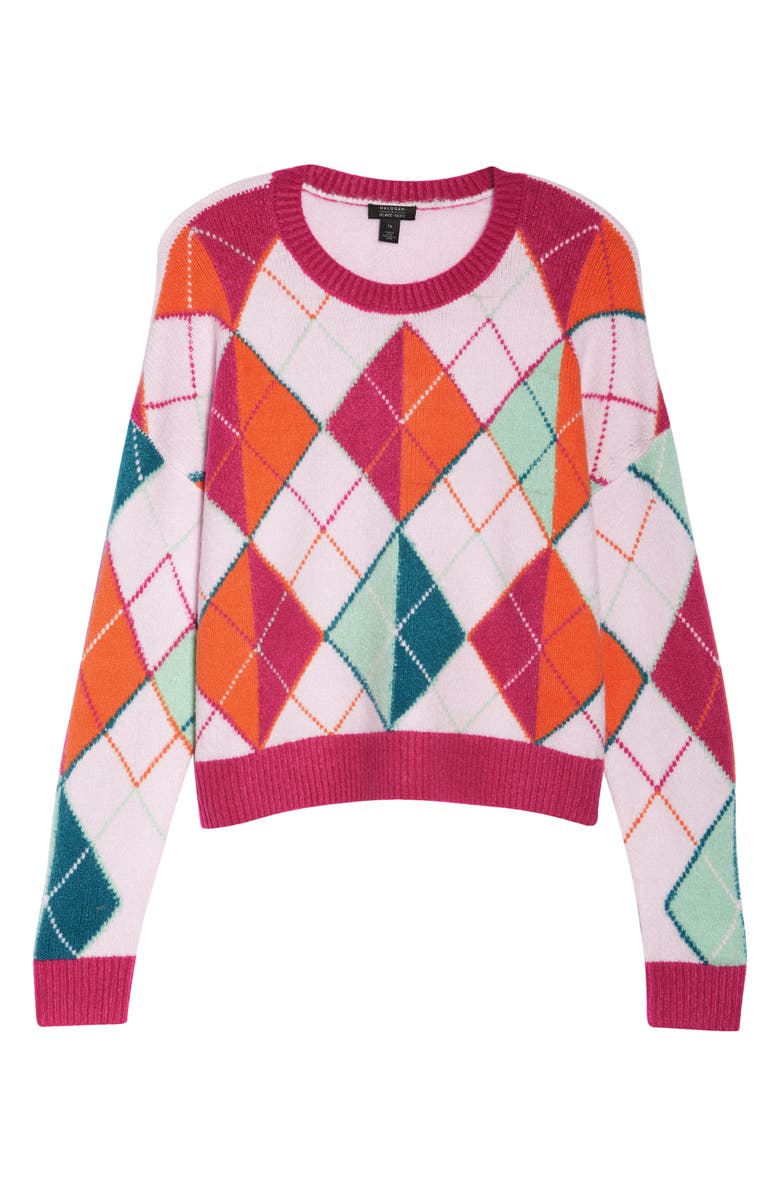 Halogen<sup>®</sup> x Atlantic-Pacific Argyle Sweater, Alternate, color, 