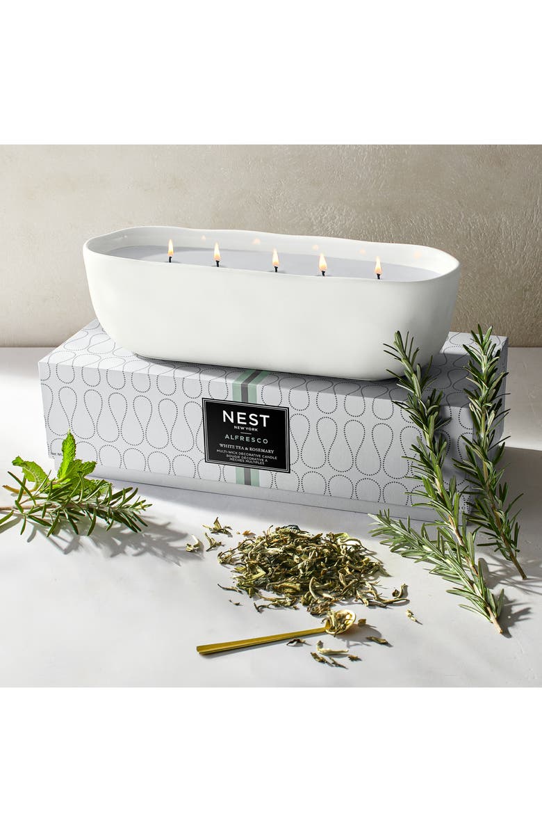 NEST New York White Tea & Rosemary Multi-Wick Scented Candle, Main, color, 