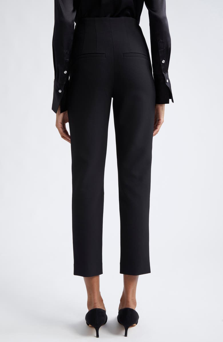 Veronica Beard Stila Ankle Pants, Alternate, color, Black