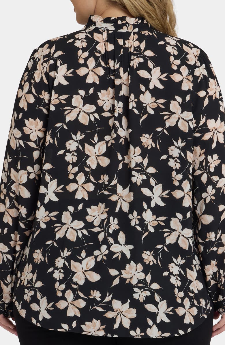 NYDJ Pleat Front Tunic Top, Alternate, color, Claudette