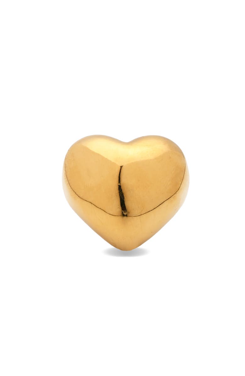 EYE CANDY LOS ANGELES Aisha Heart Statement Ring, Alternate, color, Gold