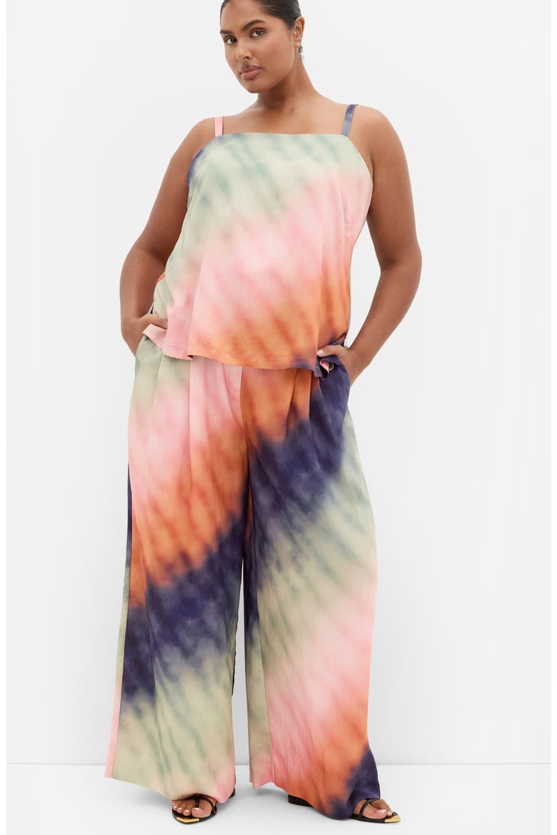 Sunset Ombré Wide Leg Pants, Alternate, color, SUNSET OMBRE