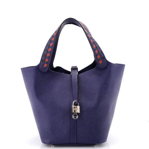 Picotin Lock Bag Tressage Epsom MM