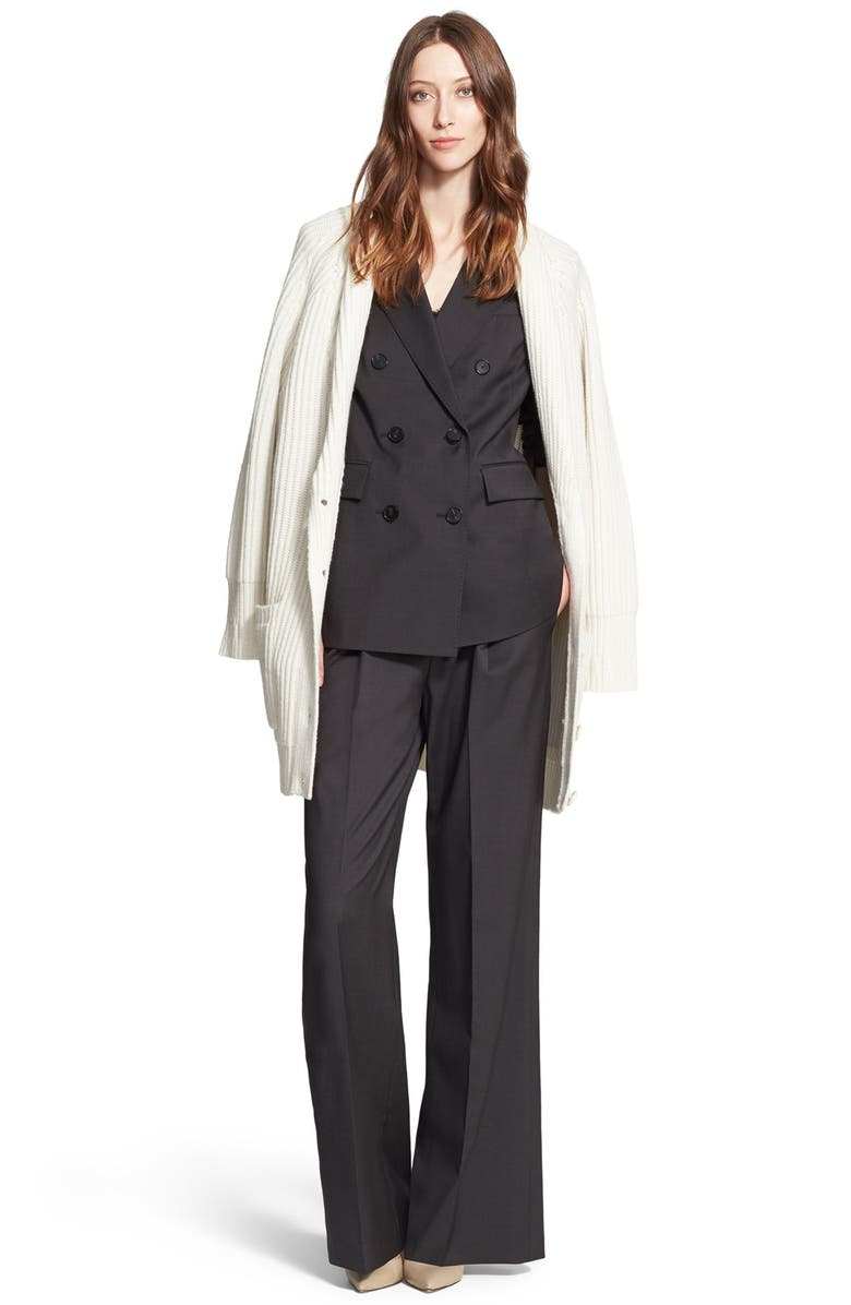 Nordstrom Signature and Caroline Issa Double Breasted Wool Suiting Jacket, Alternate, color, 
