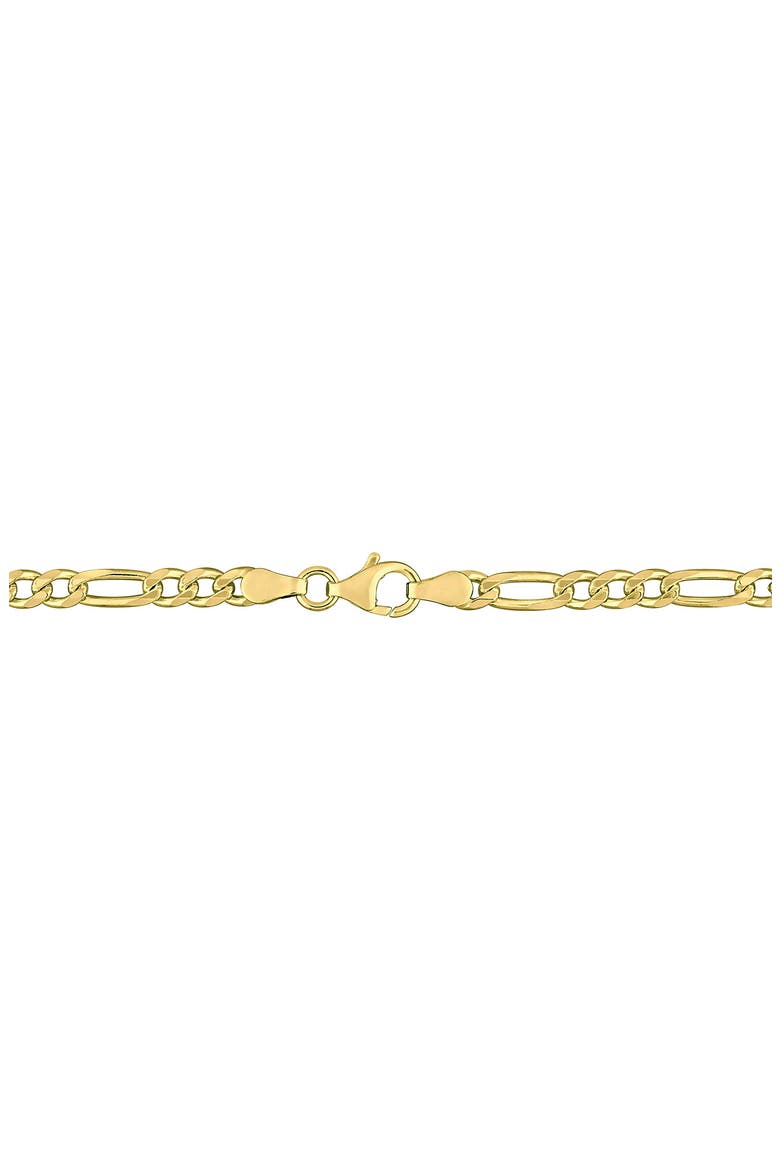 3.8mm Figaro Chain Necklace, Alternate, color, YELLOW GOLD